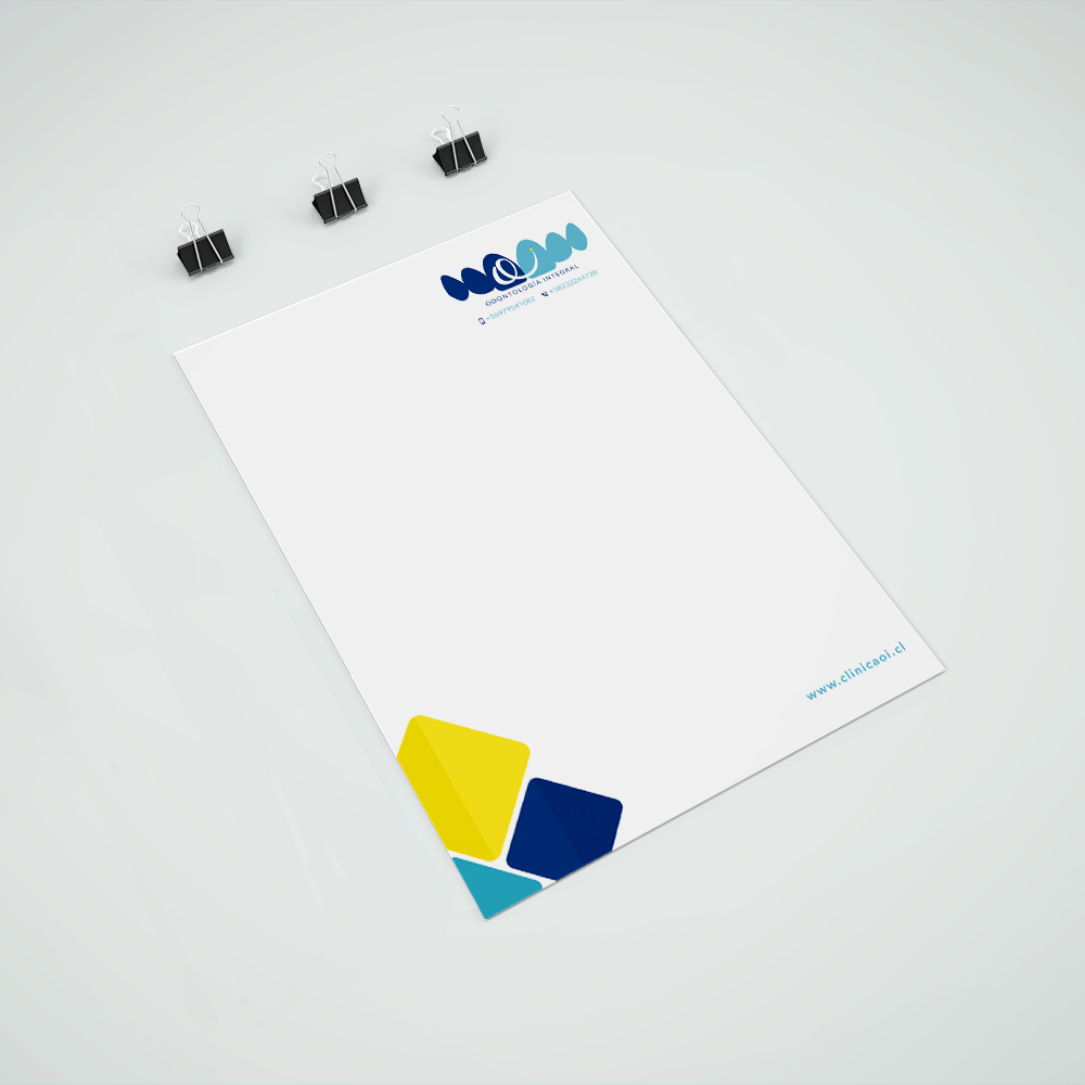 Pack de 100 Hojas Corporativas Tamaño OFICIO