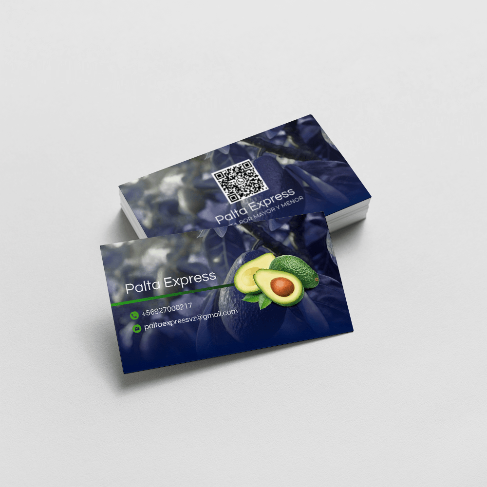 1000 Tarjetas CLÁSICAS, papel couché 350 gr.
